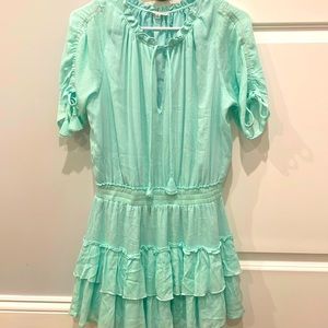 beautiful teal dress from mixology
